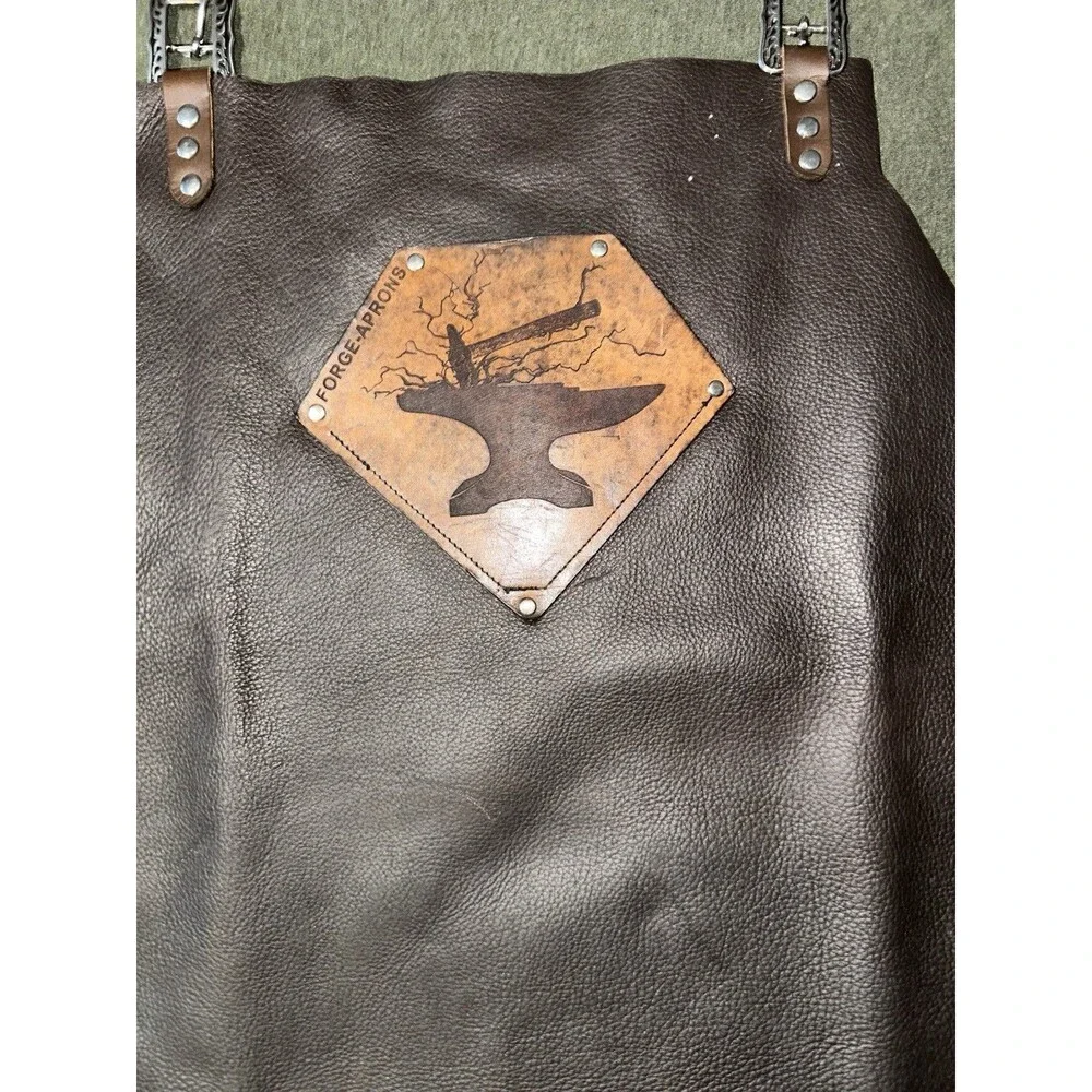Forge Aprons Metalworks Blacksmith Heavy Duty Shop Apron Big & Tall 40x28in